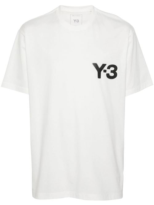 T-shirt Y-3 Logo Short Adidas - Y3 | JE9281WHITE